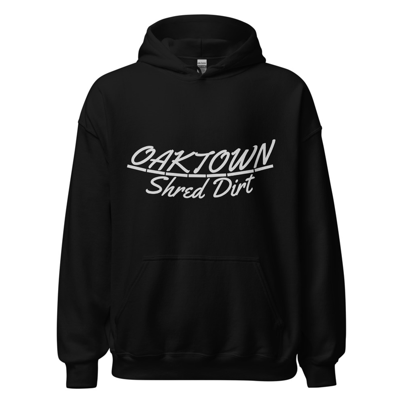 Unisex Hoodie Silver Text