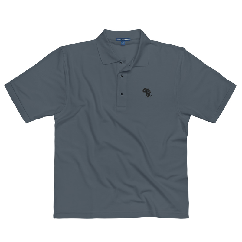 AfriKin Black Men's Premium Polo