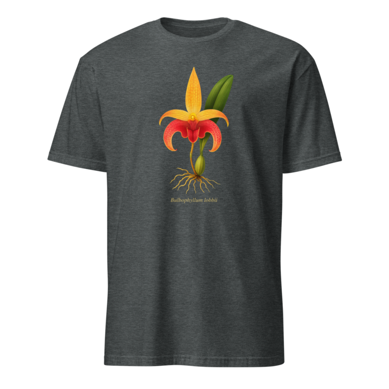 Bulbophyllum lobbii Shirt – S, Dark Heather