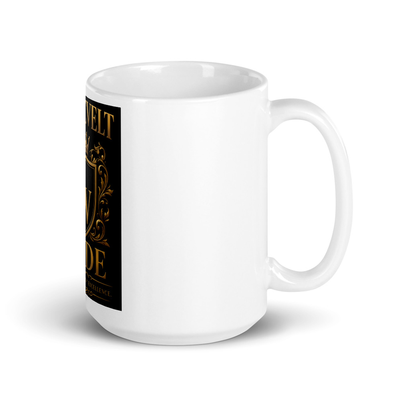 RW White glossy mug