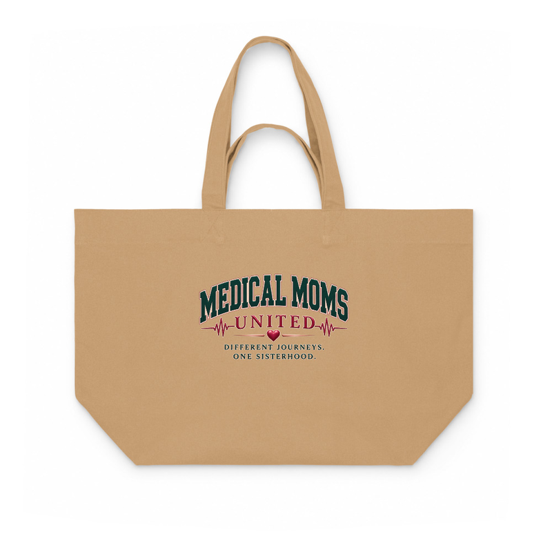 Medical Moms United | Sisterhood Design | Shopping Tote Bag – One size, Latte