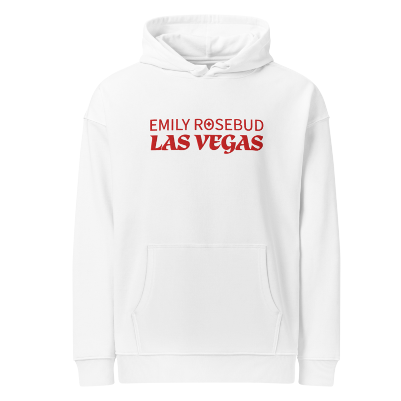 Emily Rosebud Las Vegas Lifegaurd Unisex organic relaxed hoodie