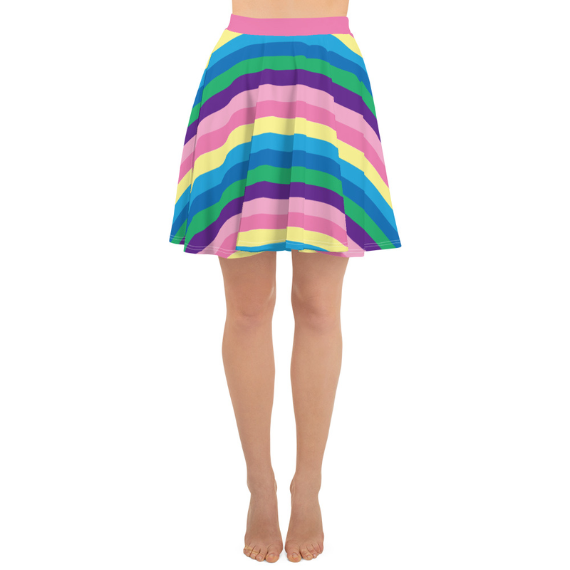 Skater Skirt - Rainbow