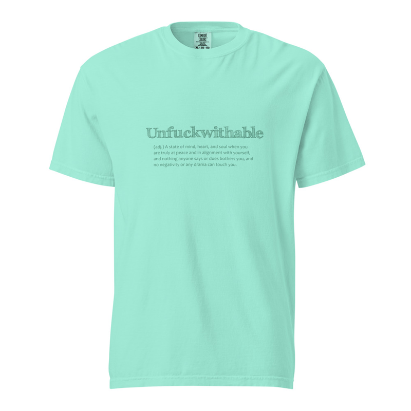 Vintage "Unfuckwithable" Tee | Turquoise