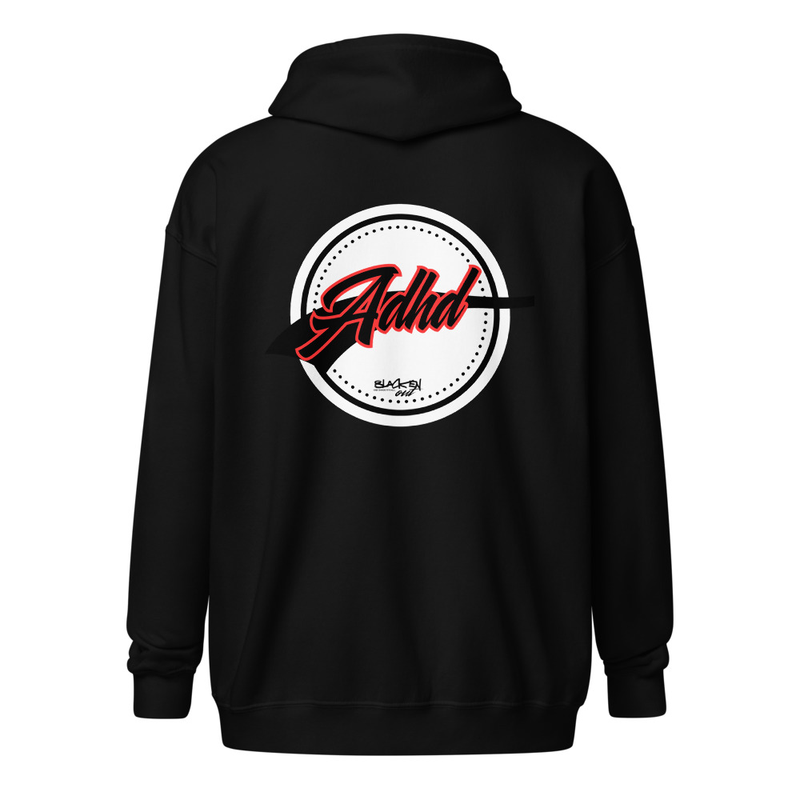 Unisex ADHD zip hoodie