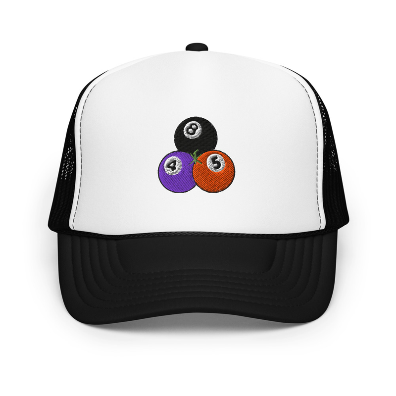 [ 845 ] Trucker – One size, Black / White / Black