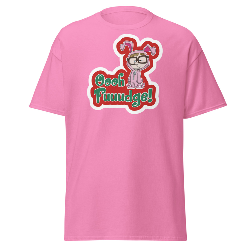 NEW Oooh Fuuudge! Bunny Suit T-Shirt Custom Made by: A Christmas Story Family™ – S, Azalea