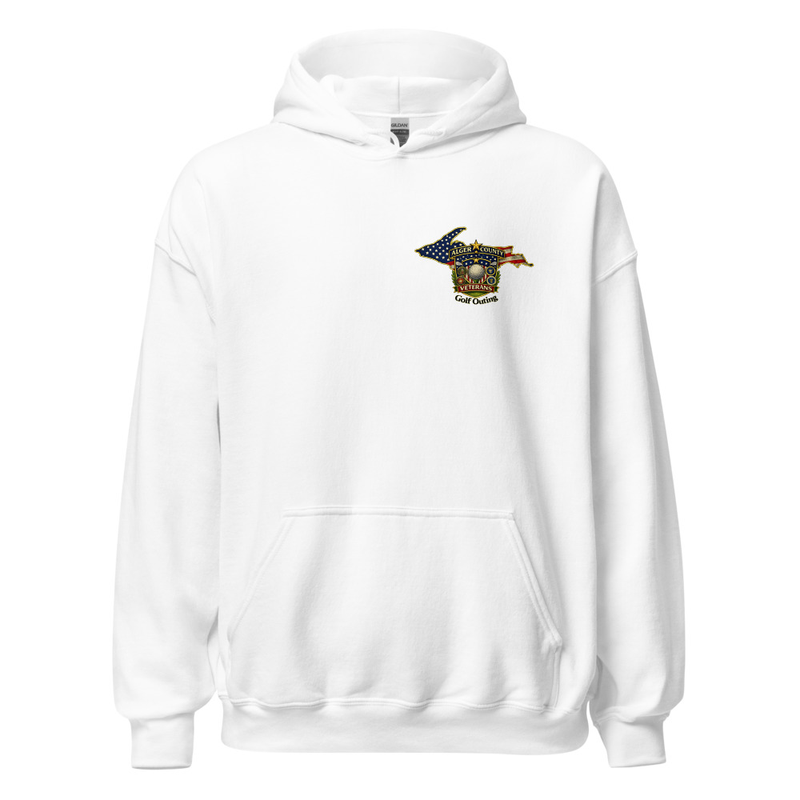 250th Birthday America Unisex Hoodie – M, White
