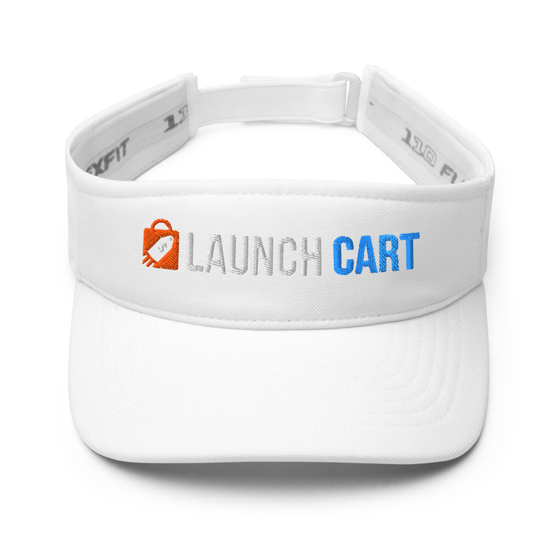 Launch Cart - Visor – One size, White