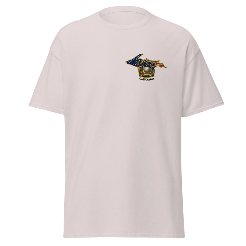 UP Golf 250 Fireworks Unisex classic tee – S, Ice Grey