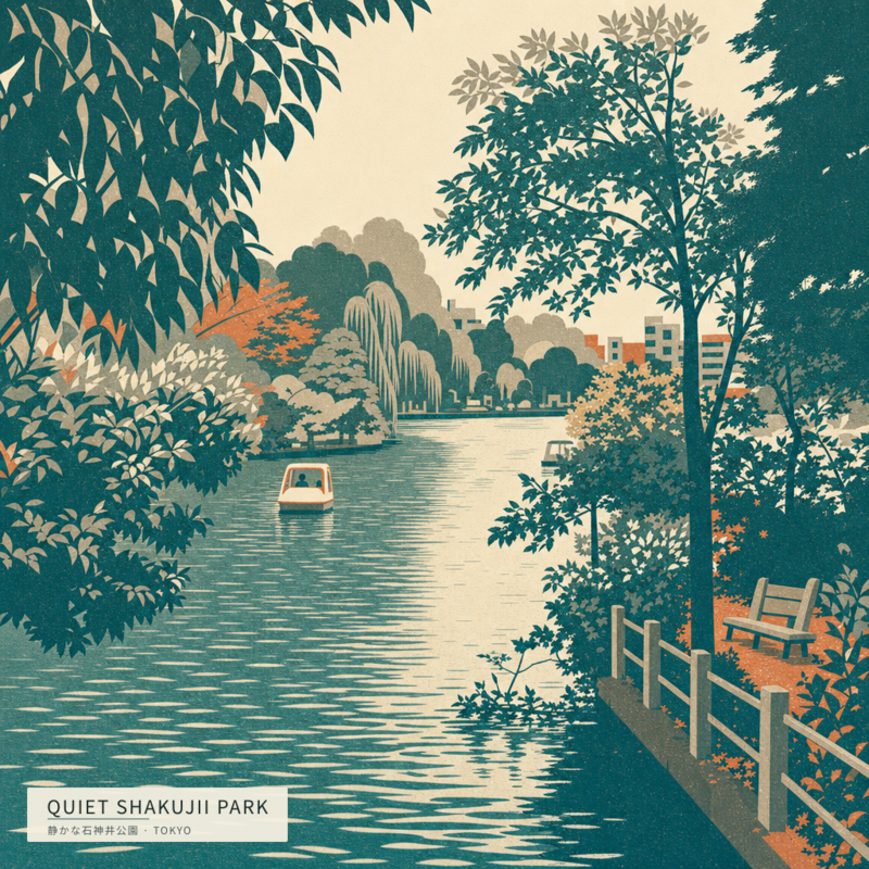 Quiet Shakujii Park(静かな石神井公園)のアートワーク