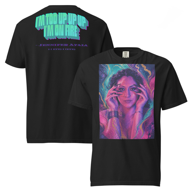 I'm Too Up - I (Eye) Paint Portrait Heavyweight Tee