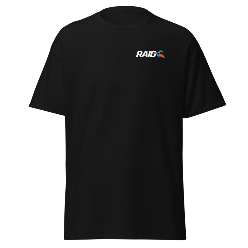 RAID Wear Dolphin Unisex T-Shirt – M, Black