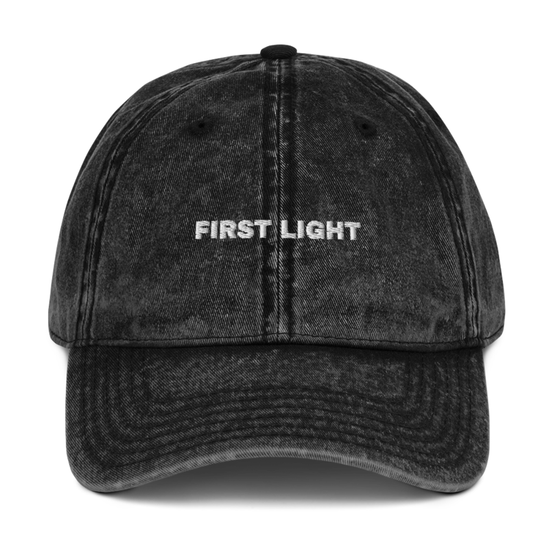 FIRST LIGHT CLUB Dad Hat mockup