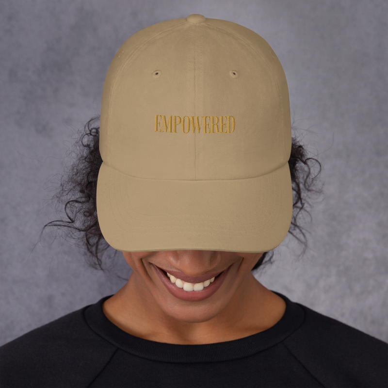 Empowered Collection | Soul Threads Embroidered Classic Cap – One size, Khaki