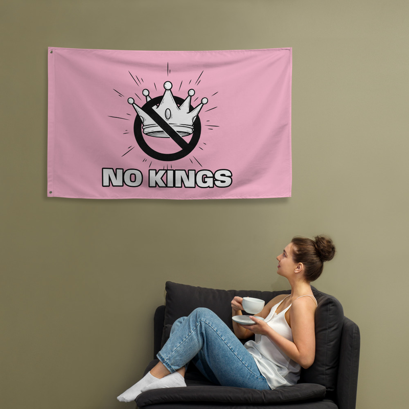 No Kings Pink-Flag