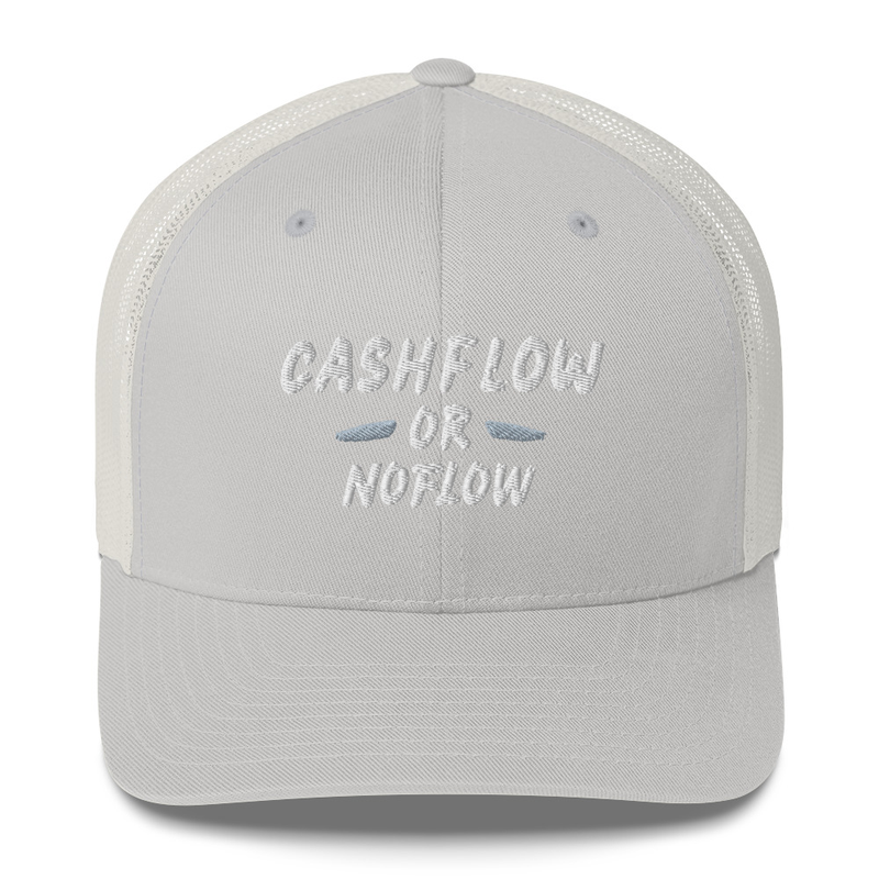 #CashflowOrNoflow Hat – One size, Silver