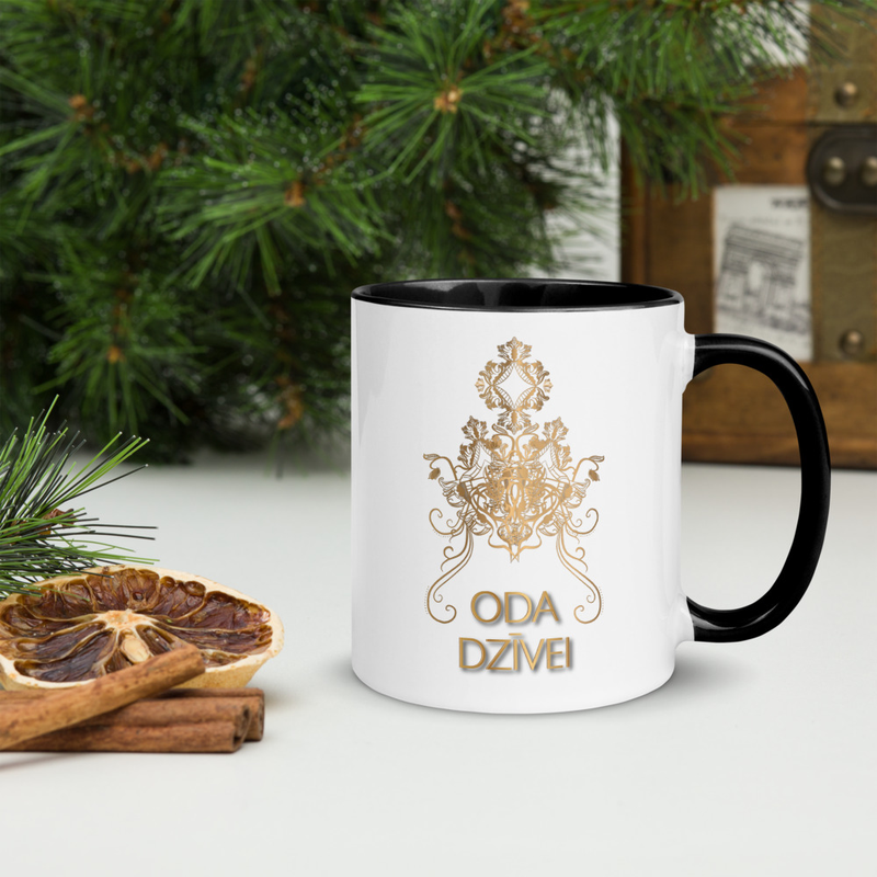 "Oda Dzīvei" fanu krūze (balta) / 11 oz