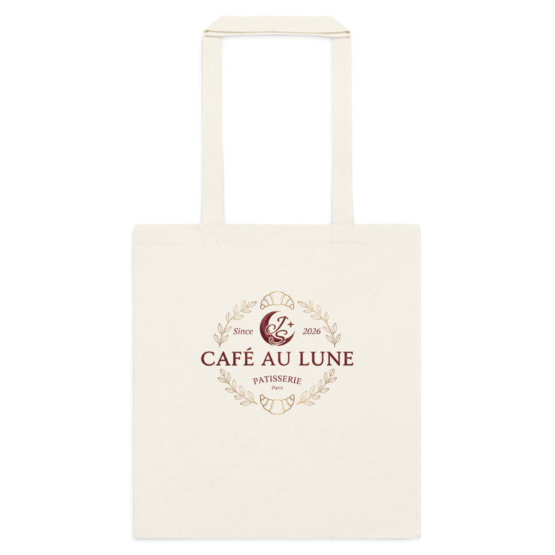 CAFÉ AU LUNE – Parisian Signature Tote Bag