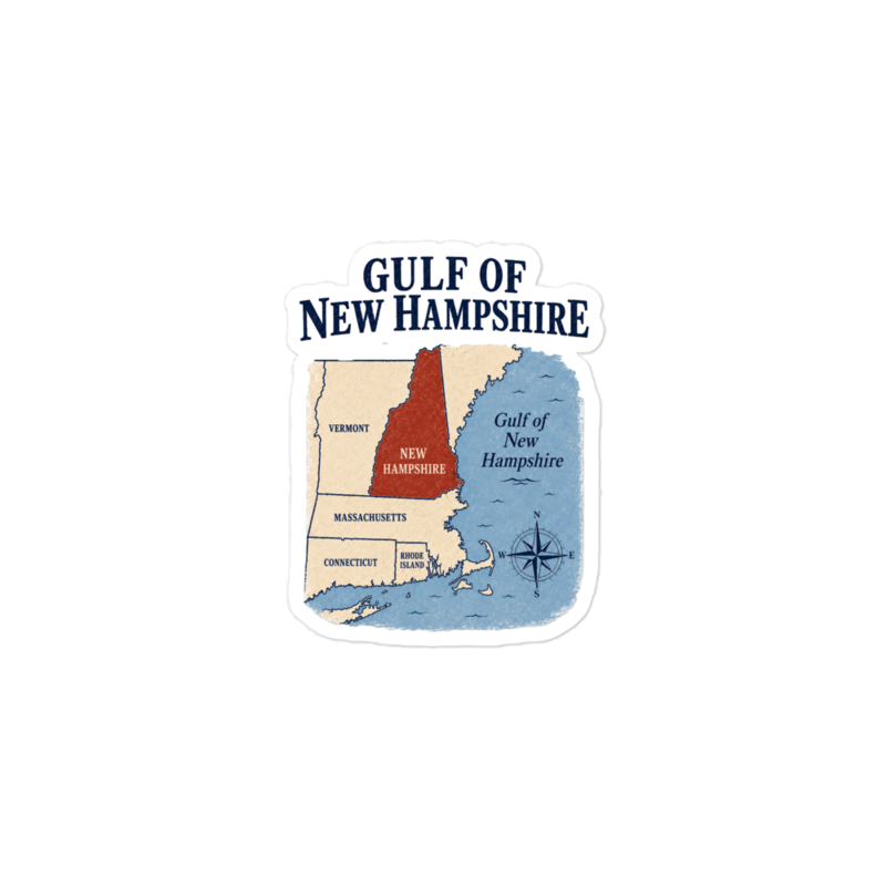 Gulf of NH Sticker