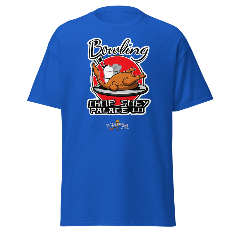 Bowling Chop Suey Palace Co. T-Shirt – XL, Royal