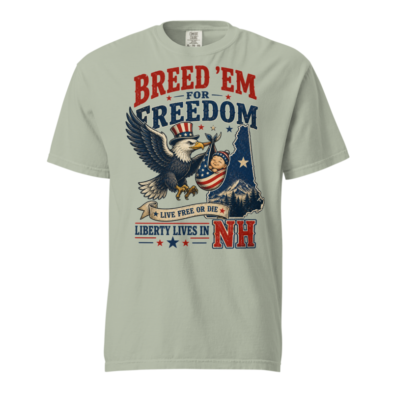 Breed 'Em For Freedom T-Shirt (Cotton)