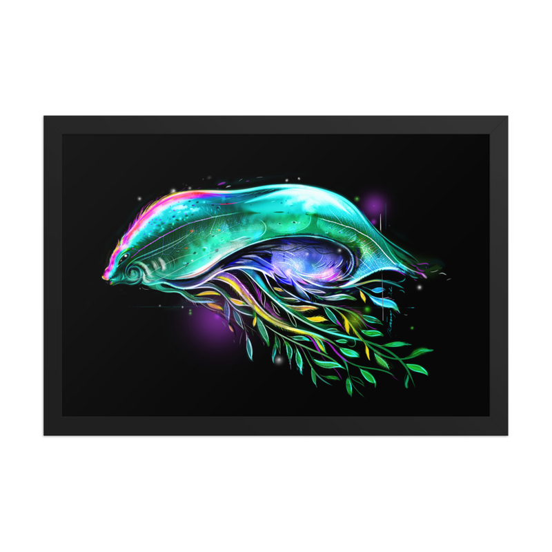 Space Jelly - Framed Print