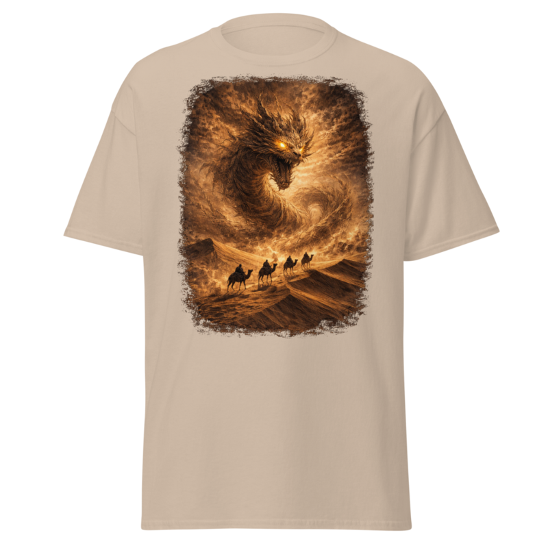 Sand dragon rises in desert storm