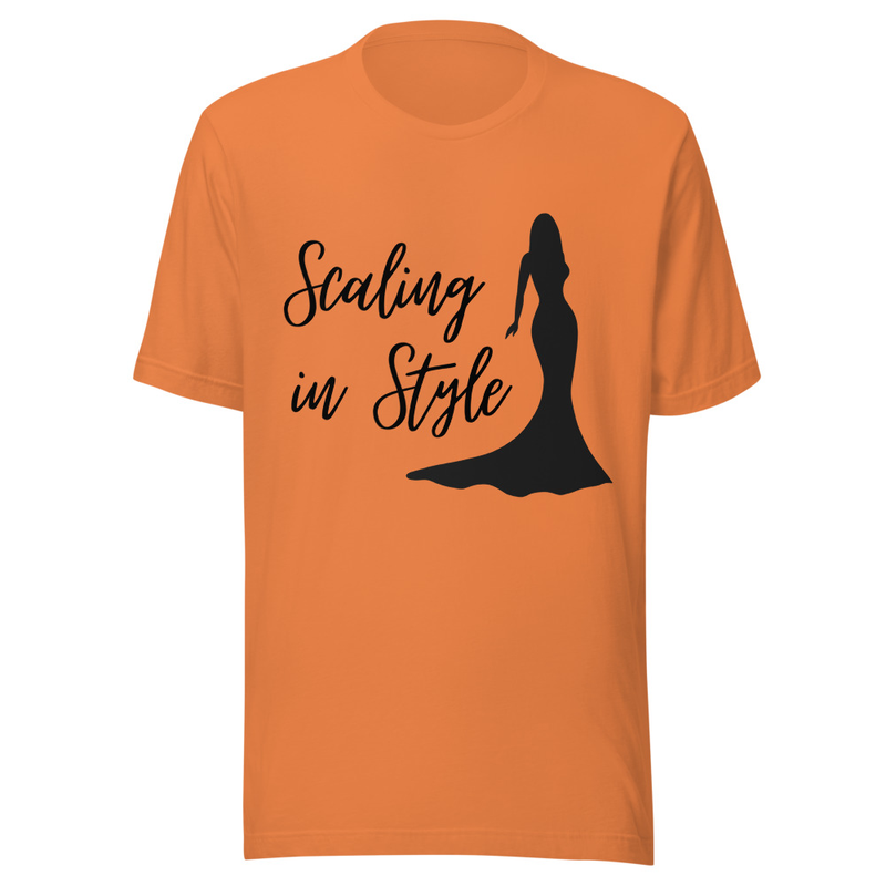 Scaling in Style - Light Tone – S, Burnt Orange