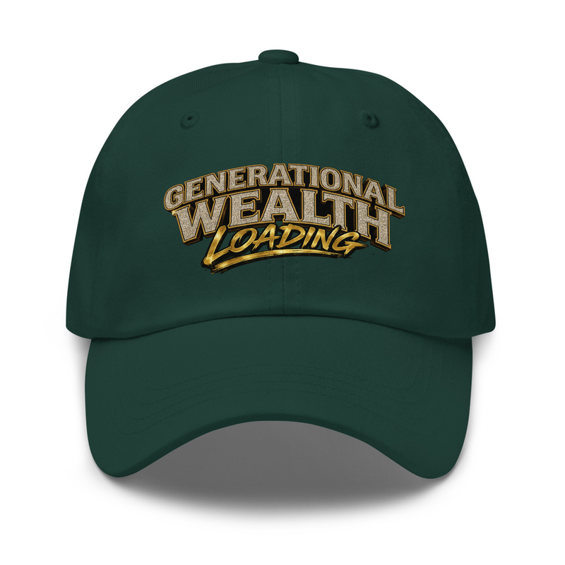 Generational Wealth Loading Hat – One size, Spruce