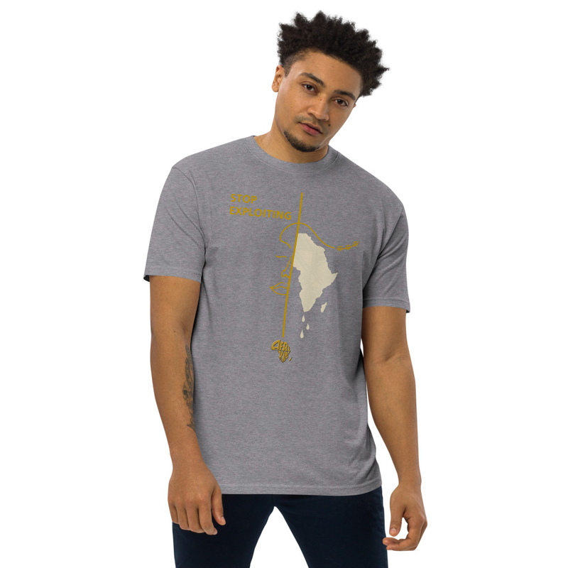 Stop Exploiting Gld premium heavyweight tee