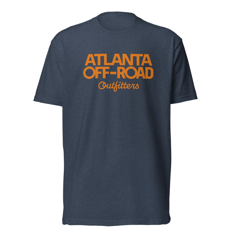 Wordmark Front T-Shirt (Brand Mark Rear) - Orange Logo – Image 3