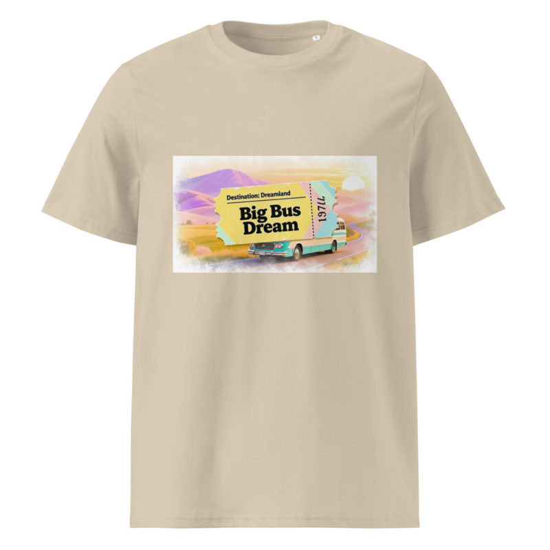 Exclusive, Limited Edition Big Bus Dream Dreamland Unisex Organic Cotton Creator 2.0 T-Shirt