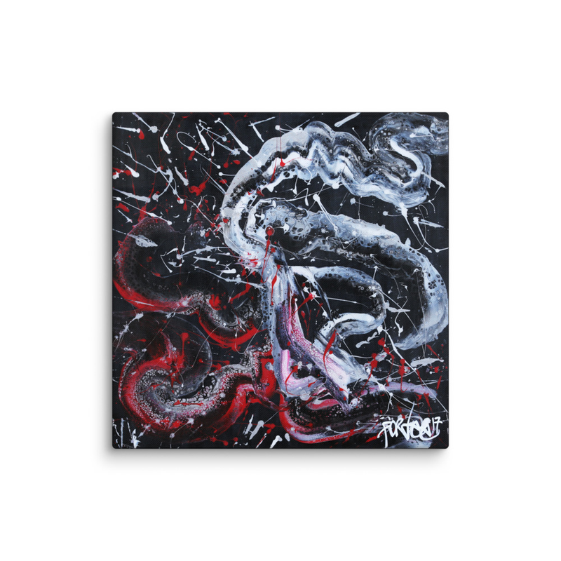 The Dragon Canvas / 18″×18″