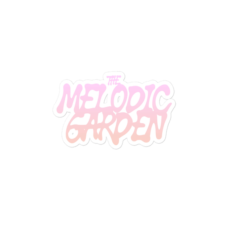 "THE MELODIC GARDEN" Sticker