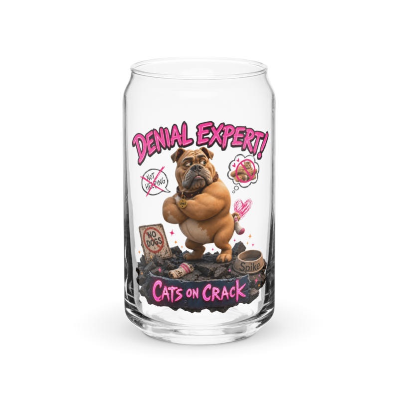 Denial Expert 16oz Can Glass