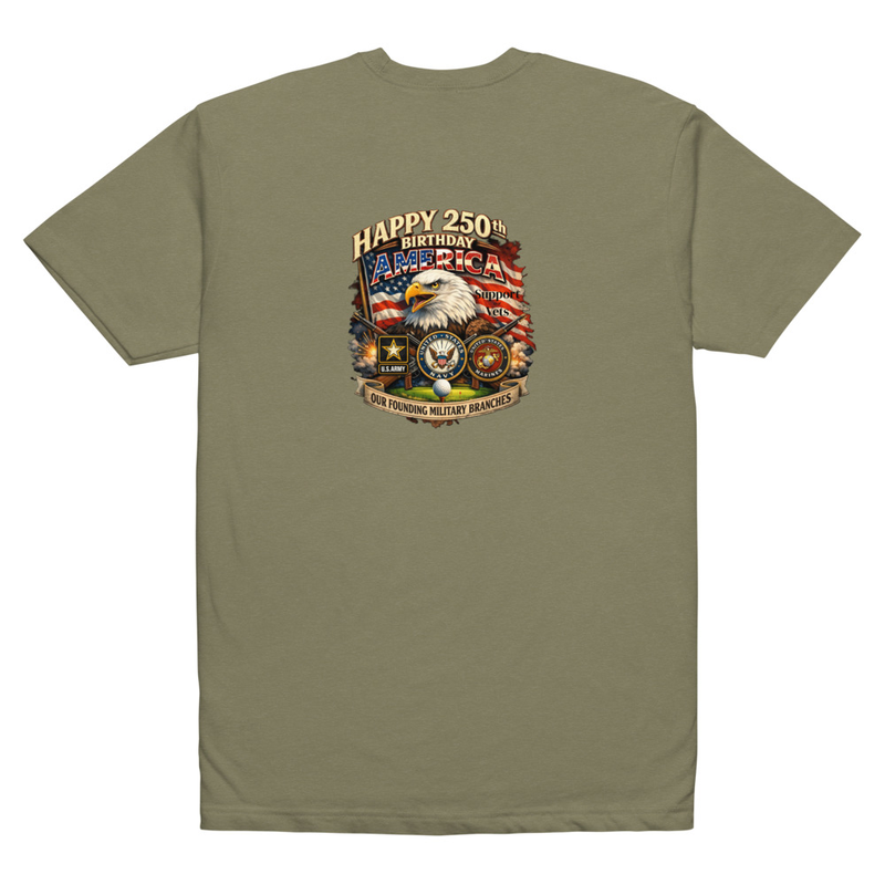 Happy Birthday America Unisex Fitted T-Shirt - Next Level 6210