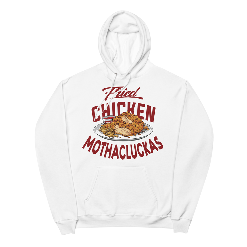 Fried Chicken Mothacluckas - Premium Unisex Hoodie - Grilled, foodie, food lover, bbq lovers, bbq, aprons, apron, fried chicken apron,