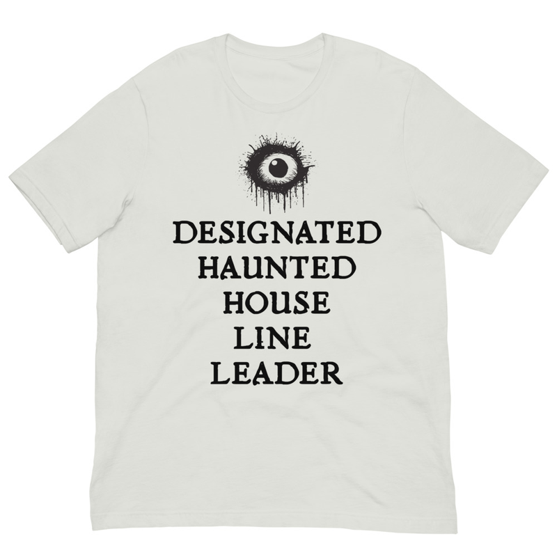 Haunted House Line Leader Tee – 2XL, Silver