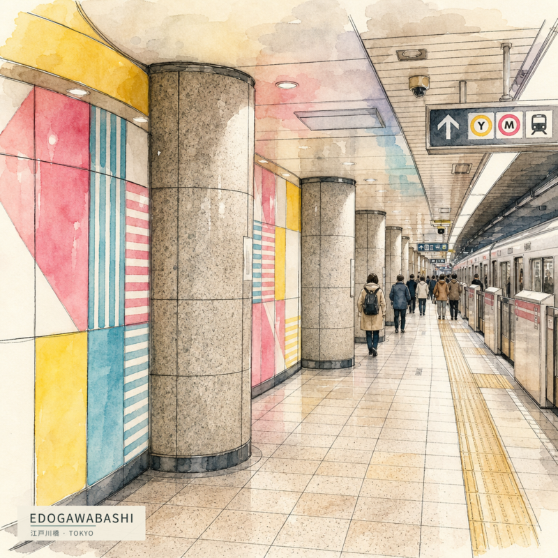 Edogawabashi(江戸川橋)のアートワーク