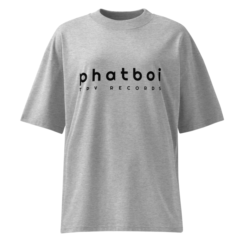 Phatboi Design Unisex Organic Oversized High Neck T-shirt