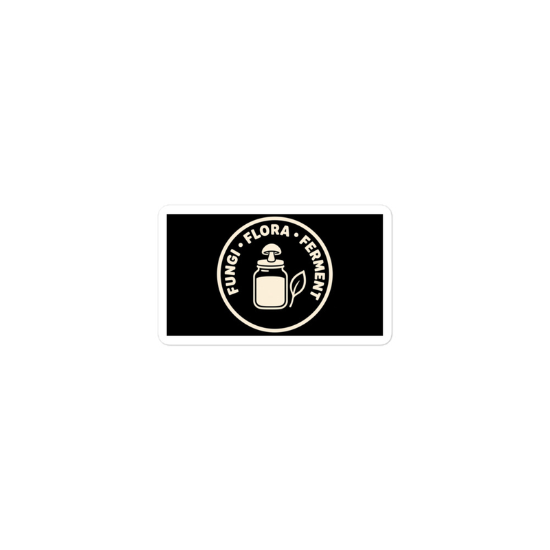 Fungi, Flora & Ferment™ Botanical Badge Sticker