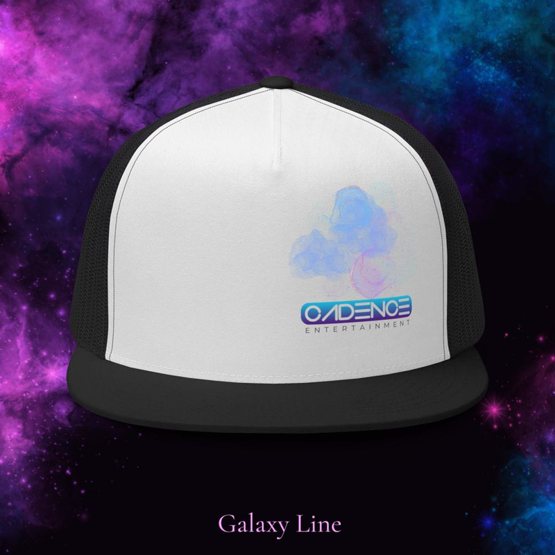 "Galaxy White on Black" Trucker Hat *Limited Launch Edition*