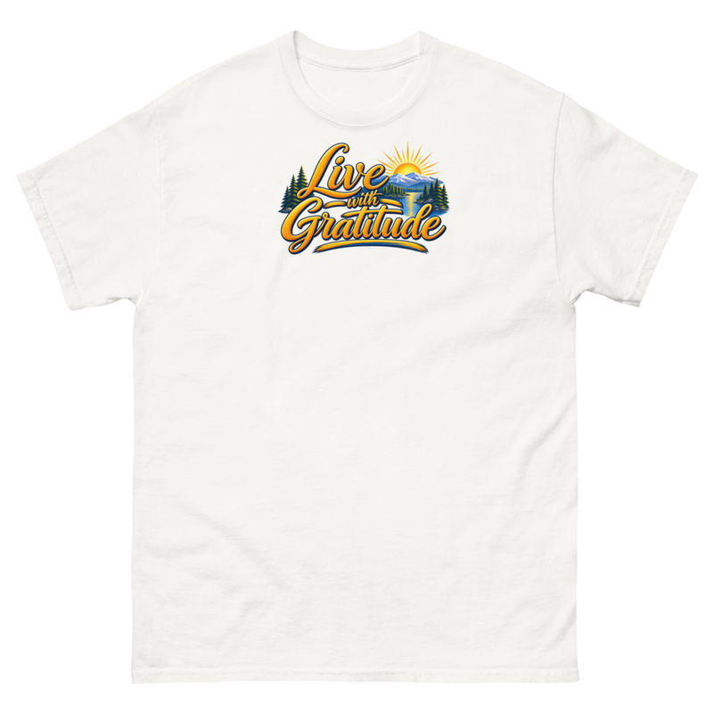 Live with Gratitude Unisex classic tee