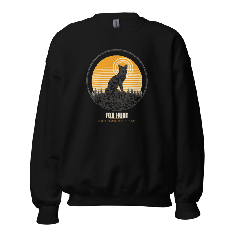 Fox Hunt Crewneck — Amateur Radio merch