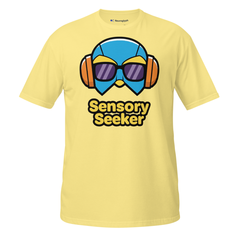 "Sensory Seeker" 2 Light Neurodivergent T-Shirt | Autism ADHD Graphic Tee