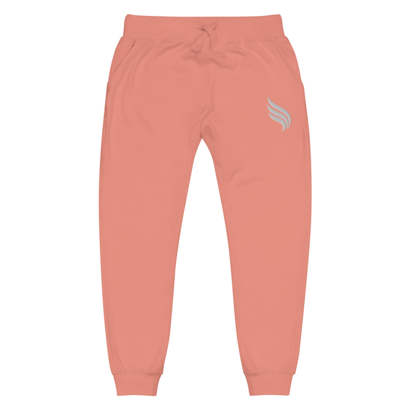 ATHLEURE® Unisex fleece sweatpants – XL, Dusty Rose