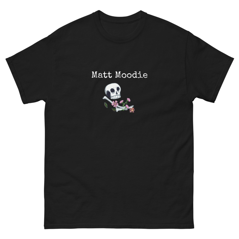 Between Bone & Bloom Center Skull Unisex Classic Tee