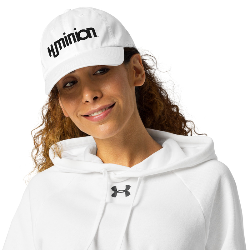 Huminion Logo Under Armour® Dad Hat - Women's, White