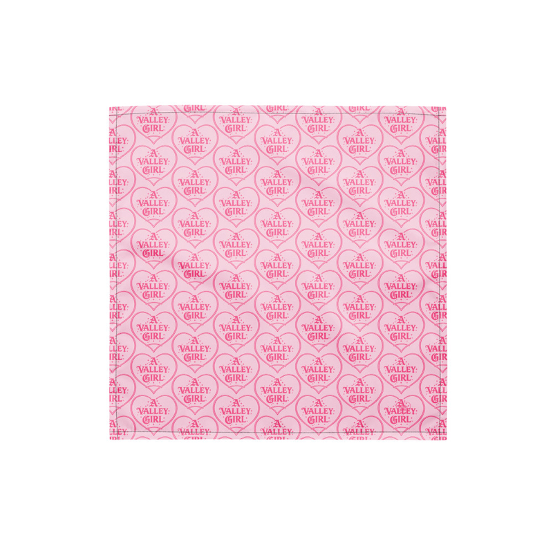 "A Valley Girl" all over print bandana